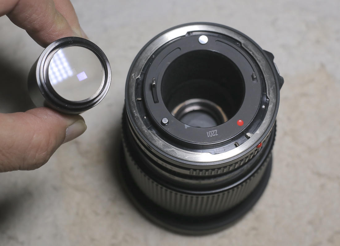 Canon New FD 100mm/F4 Macroを分解清掃し、フルサイズデジタル Canon New FD 100mm/F4 Macroを分解清掃し、フルサイズデジタル