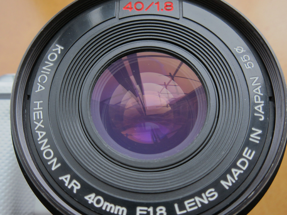 【C3468】Konica レンズ HEXANON AR 40mm F1.8