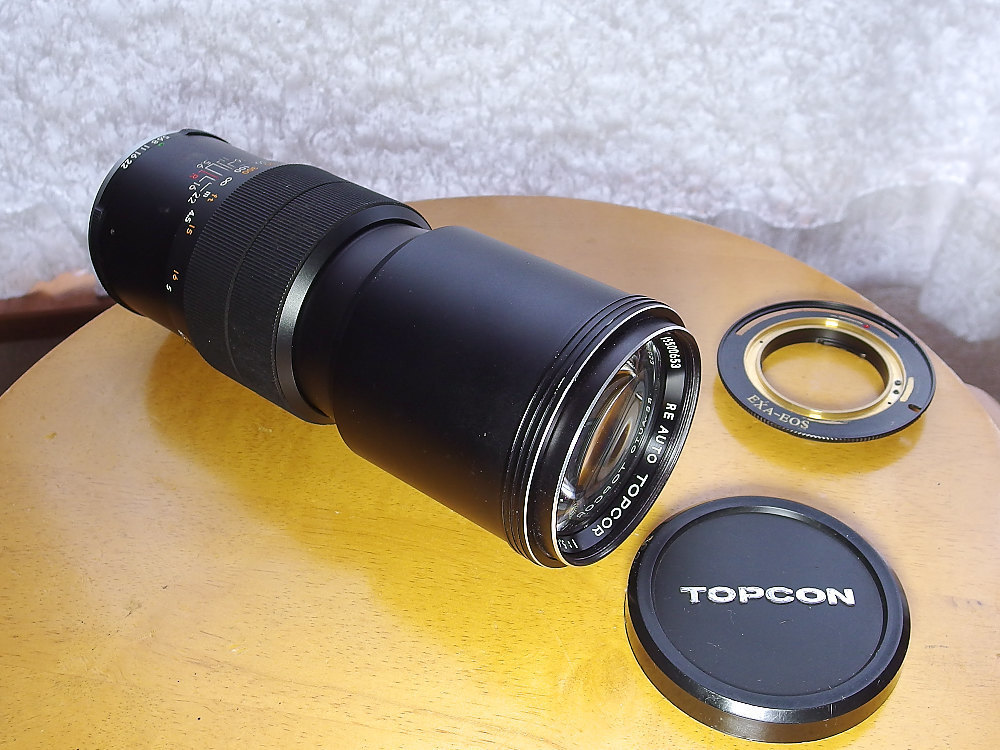 TOPCON（トプコン・東京光学）のやや珍品望遠レンズ RE AUTO TOPCOR