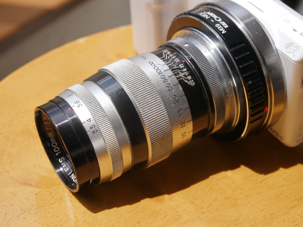 CANON 100mm/F3.5 II （ライカLマウント品）でデジタル撮影してみました～(^-^ゞ: カメラと写真と猫と