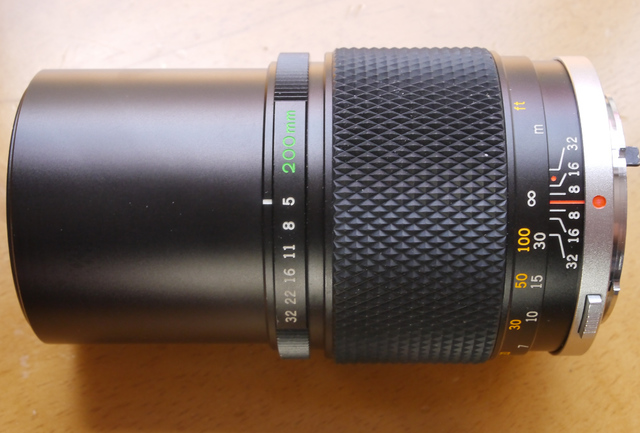 希少 OLYMPUS OM ZUIKO MC AUTO-T 200mm f5 Olympus OM F.Zuiko Auto-T 200mm F/5 [MC] | LENS-DB.COM